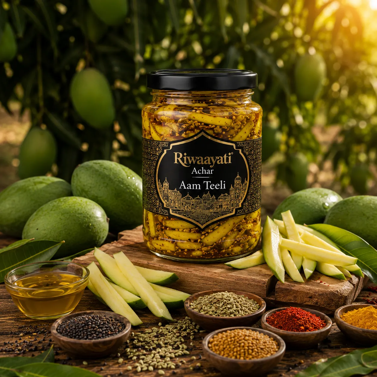 Aam Teeli achar jar